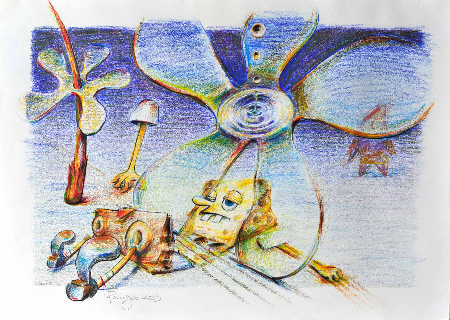 Sponge Bob atropelado